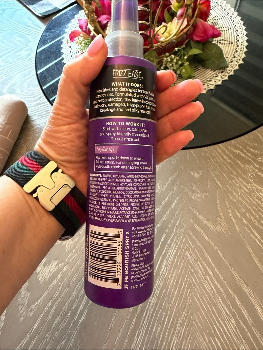 John Frieda Frizz Ease Daily Nourishment Leave-In Conditioner - Purple